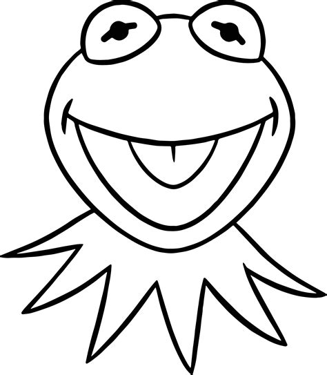 kermit the frog outline